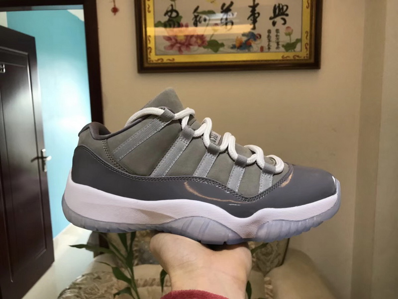 Authentic Air Jordan 11 Low “Cool Grey”